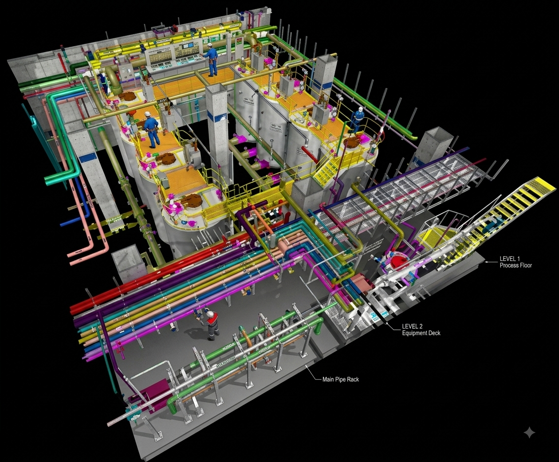 Coordinated multi-discipline model view